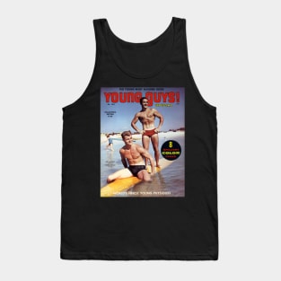 YOUNG GUYS! Special Body Builders Guide - Vintage Physique Muscle Male Model Magazine Cover Tank Top